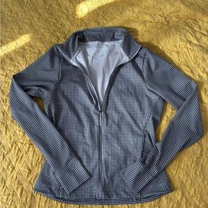 Abercrombie & Fitch Black and White Houndstooth Blazer